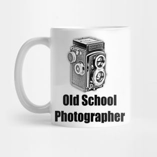 Old School Photographer - Black Font Mug